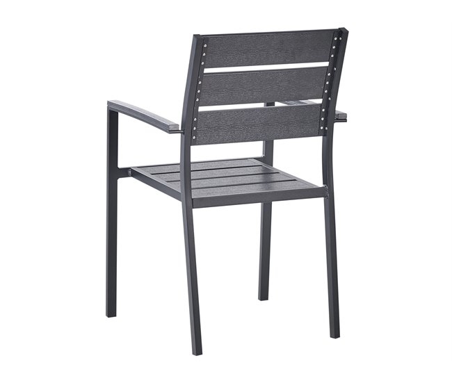 Beliani Cadeira de jardim VERNIO Preto