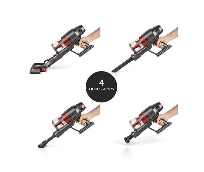 Aspirador sem fio Upx18 H.koenig Preto/ Vermelho