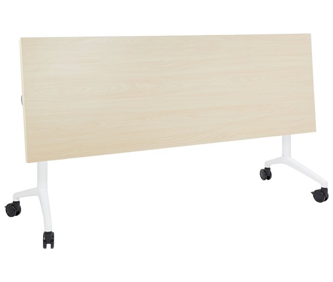 Beliani Secretária dobrável CAVI 180x60 Madeira Clara