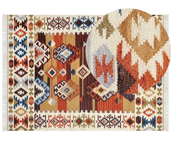 Beliani Kilim VOSKETAP 160x230 Multicor