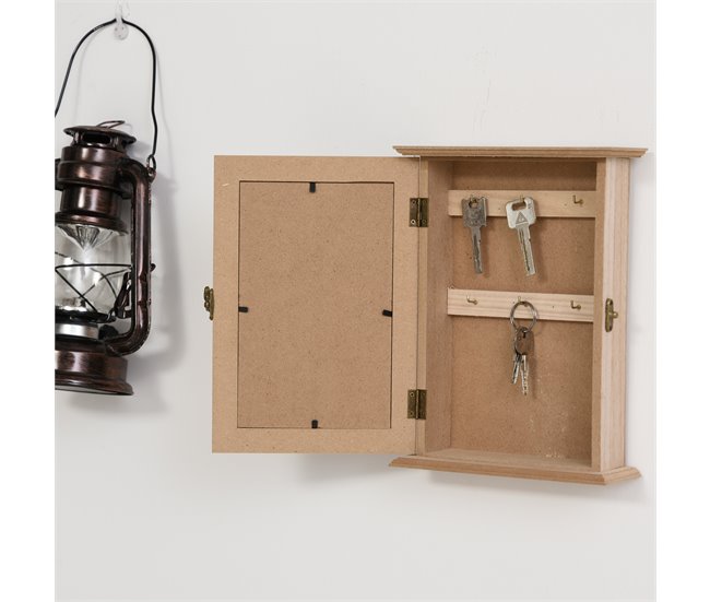 Armário para Chaves MDF HOMCOM Castanho