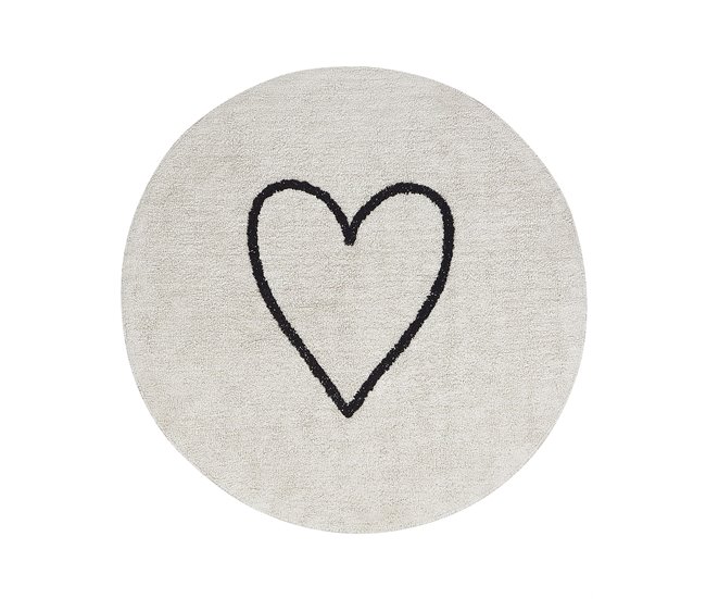 Beliani Pelos curtos HEART Bege