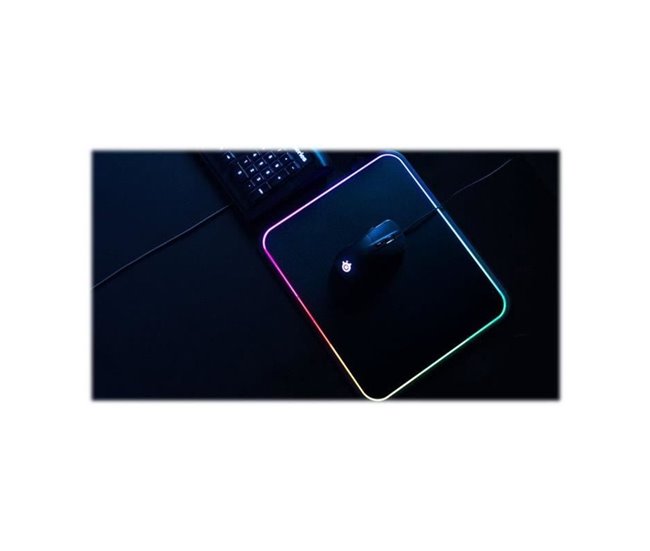 Tapete de Rato Gaming QcK Prism Cloth RGB Multicor
