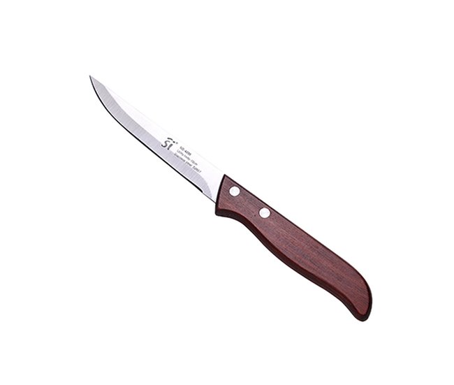 Faca de Cozinha Pakka Castanho