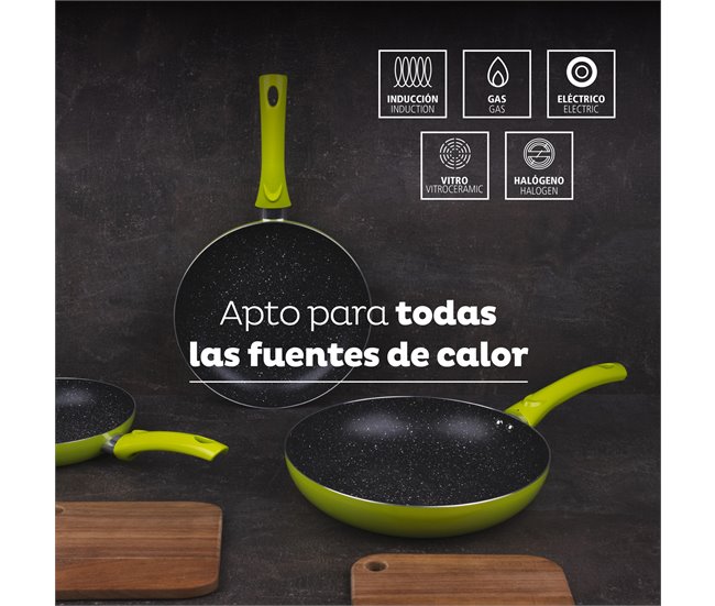 3 PANS jogo Verde