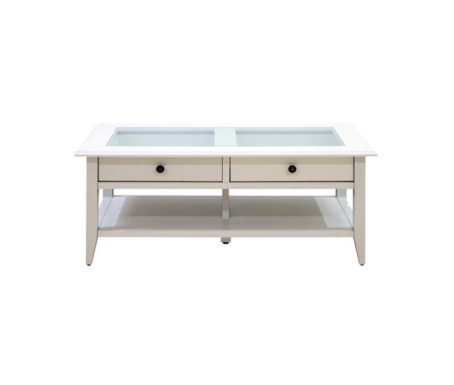 Mesa de centro retangular MELODY Branco