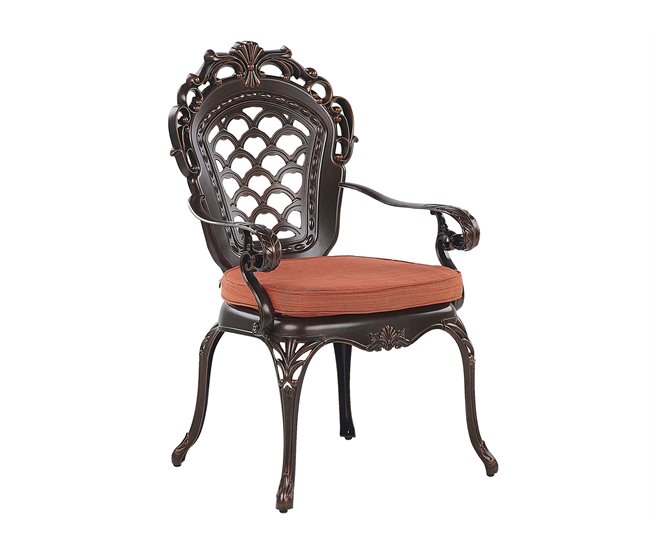 Beliani Conjunto de comedor LIZZANO Castanho