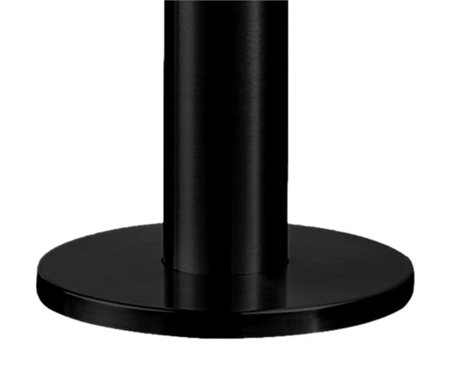 Chuveiro exterior em aço inoxidável BOSA 316L com duche de mão e lavagem dos pés, Satin Black Preto