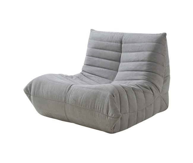 Poltrona de chão kodsø microfibra