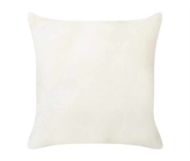 Beliani Almofada decorativa SURMI Creme