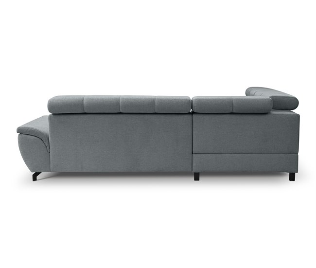 Sofá de canto com cama BENIX Cinza