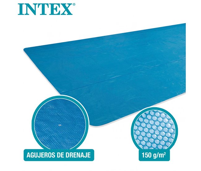 Cobertura solar INTEX piscinas retangulares Azul