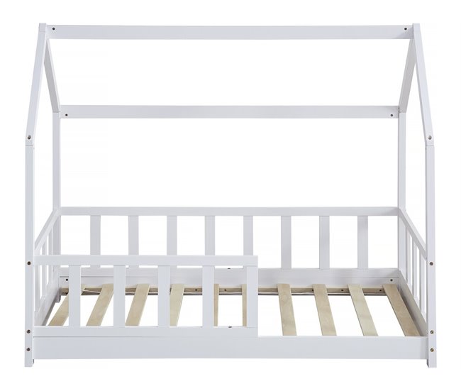 Cama cabine de madeira 166x87 Branco