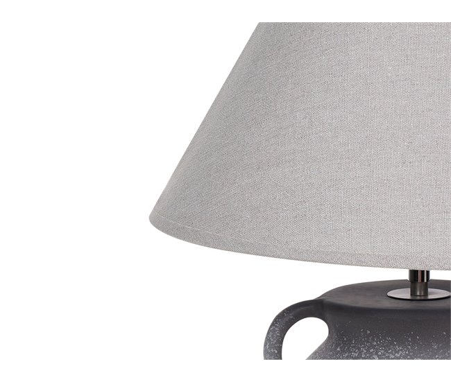 Beliani Lámpara de mesa AGEFET Cinza