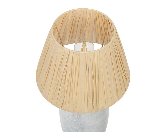 Beliani Candeeiro de mesa MATILDE Cinza
