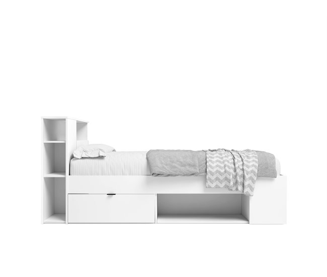 Cama compacta KOMPACT 90x190cm Branco