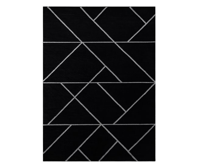 Tapete EMERALD exclusivo 7543 glamour 80x150 Preto