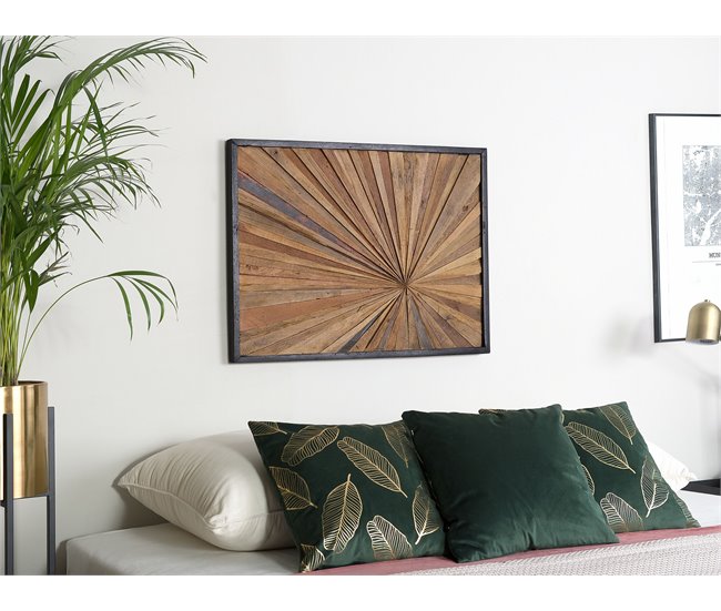 Beliani Decoración de pared MERIDA Castanho
