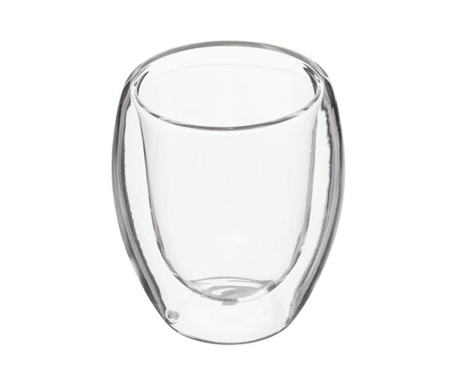 Conjunto de Chávenas de Café Transparente