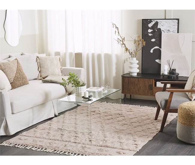 Beliani Pelos curtos SULUOVA 160x230 Bege