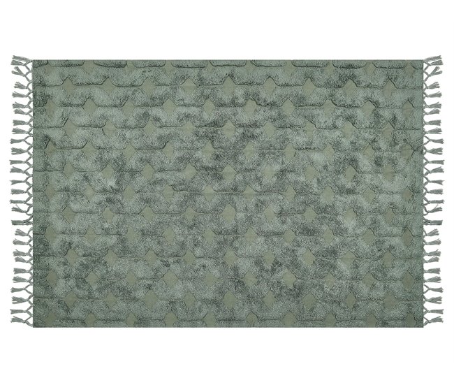 Beliani Pelos curtos KARS 140x200 Verde