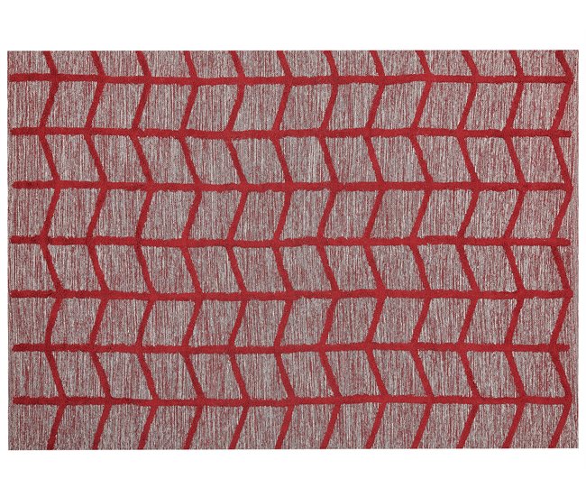 Beliani Pelos curtos SIVAS 160x230 Vermelho