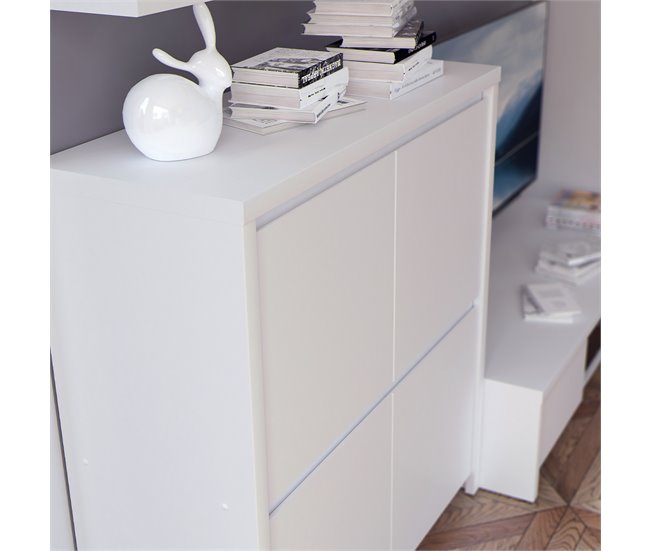 Aparador de 4 portas Soren 105 Branco