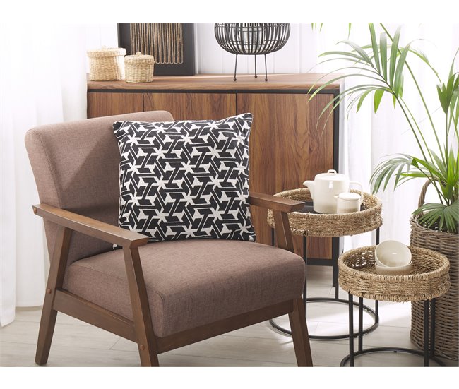 Beliani Almofada decorativa ANDIRIN Creme