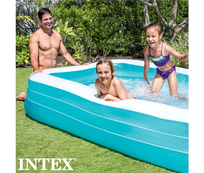 Piscina insuflável INTEX retangular 305x183x56 cm - 999 l. Azul