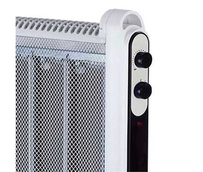 Radiador de mica Infiniton HMK-32 2000W 3 níveis de potência Branco/cinza