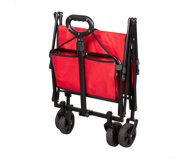 Aktive Carrinho de praia dobrável Vermelho