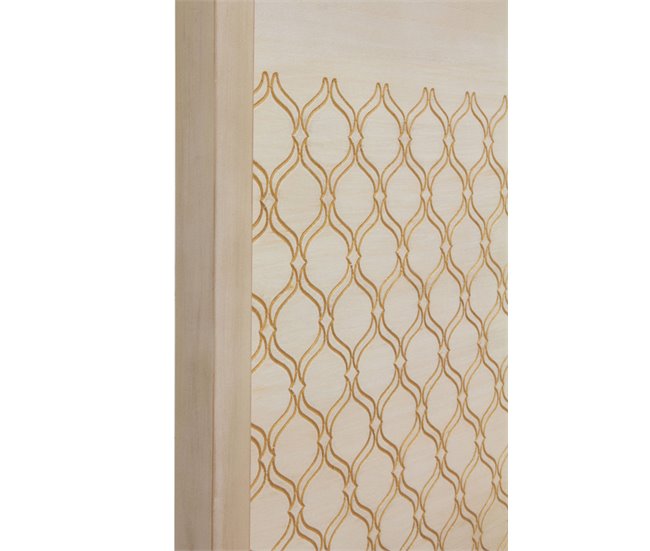 Cabeceira Folhada Creme