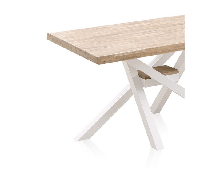  Mesa de jantar Xena 140 120x60 Branco