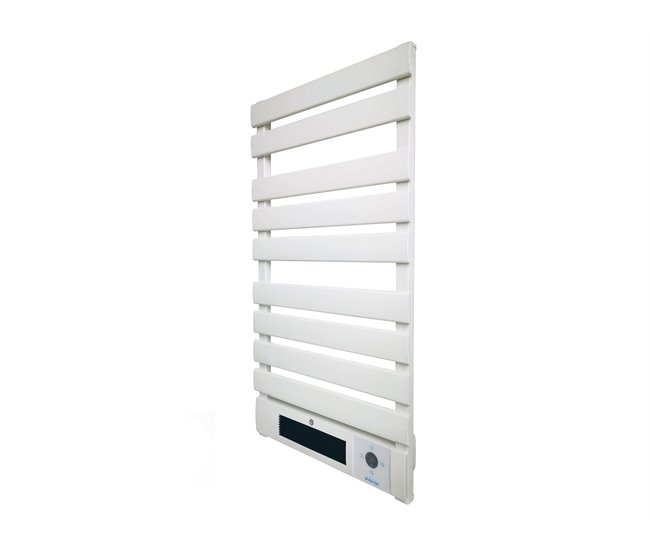 Radiador de toalheiro de alumínio de 2000 W com aquecedor de cerâmica Branco