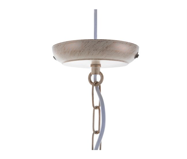 Beliani Candeeiro de tecto MURES Creme