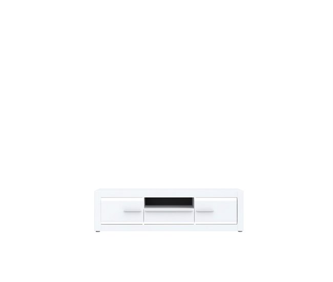 Móvel de TV branco LIVING 157,70 cm Branco Brillo