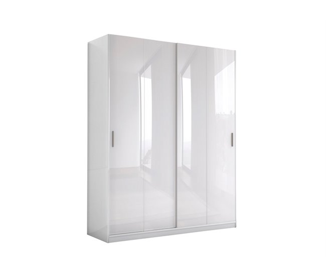 Roupeiro ATENZA portas deslizantes 200x238cm branco Branco