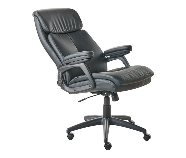 Beliani Cadeira executiva DIRECTOR Preto