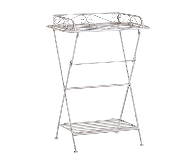 Beliani Mesa de apoio ANCUD 53x40 Branco