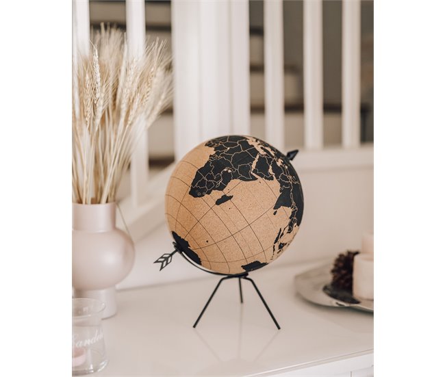 Beliani Globo BATTUTA Castanho