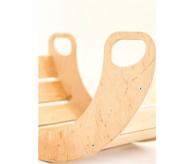 Cadeira de balanço montessori clássica com almofada