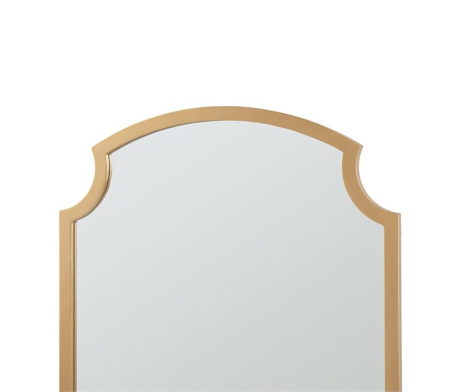 [en.casa] Espelho de parede Aura design atrativo MDF Dourado