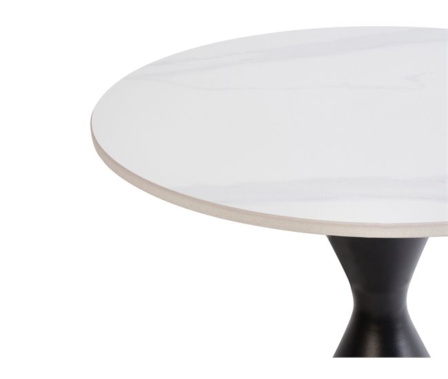 Beliani Mesa de apoio HAIWEE Branco/ Preto