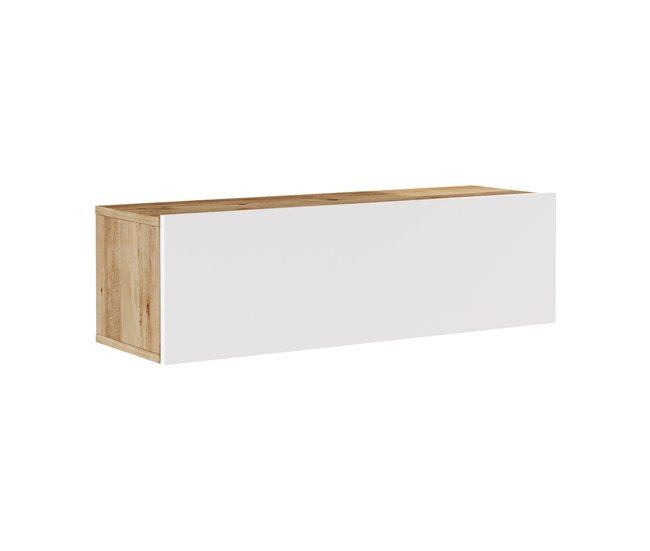 Suporte para TV de parede Lapinlahti aglomerado [en.casa] 100 Branco