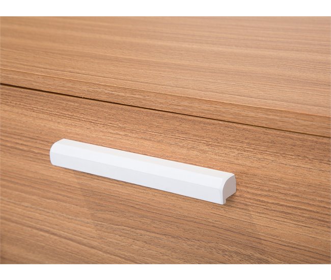 Beliani Mesa de TV ALLOA 180 Branco