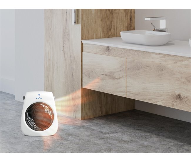Aquecedor de piso vertical 2000W Branco