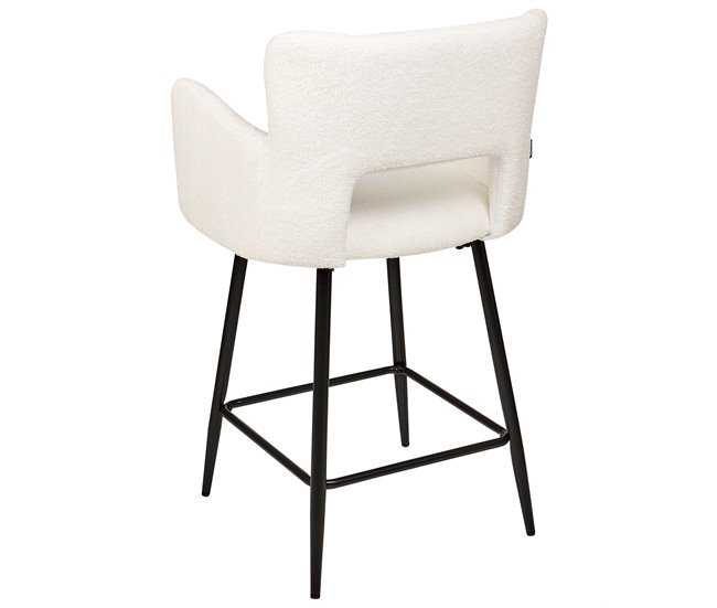 Beliani Banco de bar SANILAC Creme