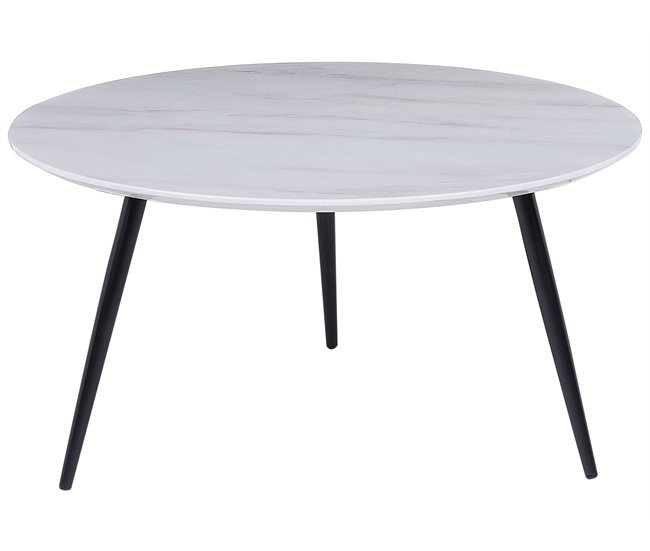 Beliani Mesa de centro EFFIE 79x79 Branco