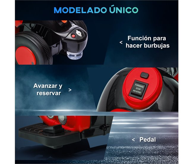 Mota Elétrica para Crianças PP e Metal AIYAPLAY Preto