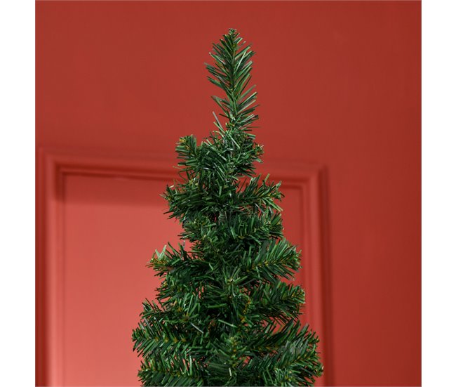 Árvore de Natal Artificial PVC, metal e plástico HOMCOM Verde